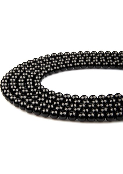 Turmalin Doğal Taş Dizi 8 mm Küre Kesim