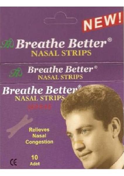 Breathe Better Nasal Strips Burun Bandı 10 Adet