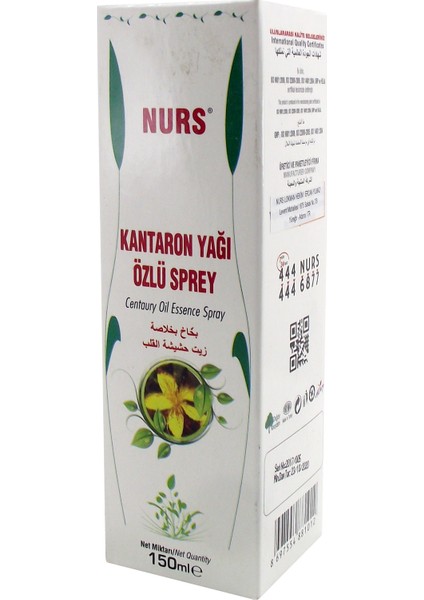 Kantaron Yağı Özlü Sprey 150 ml