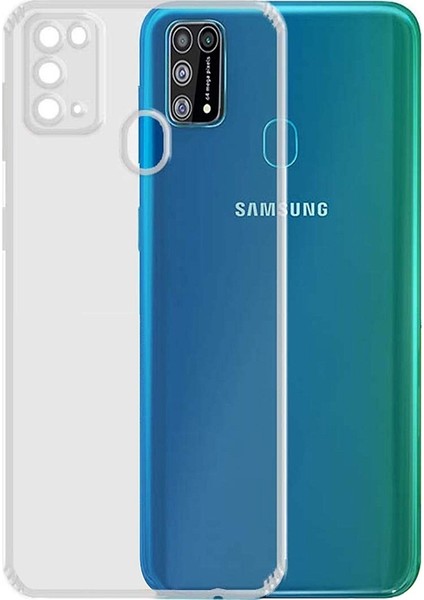 Samsung Galaxy M31 Kılıf Kamera Korumalı Silikon Şeffaf