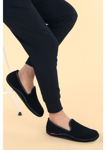 Puffi - M3 Kışlık Ev Içi Erkek Terlik