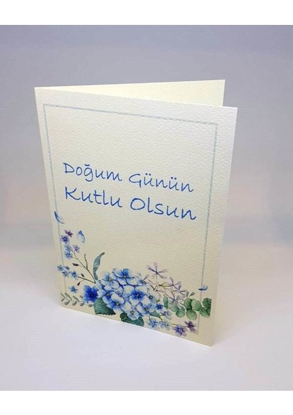 Mutlu Yıllar Kartpostal Tebrik Kartı ve Zarf 12 x 17 cm