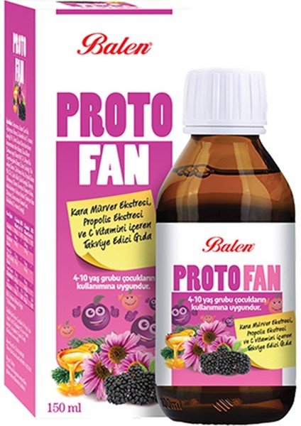 Protofan Kara Mürver Ekstresi Propolis C Vitamini 150 ml
