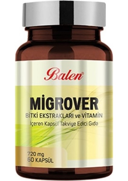 Migrover Bitki Ekstrakt Vitamin 720 Mg 60 Kapsül (Feverfew)