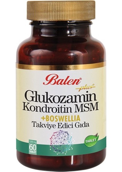 Glukozamin Kondroitin Msm+Boswellia 1200 Mg 60 Tablet