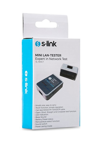 SL-565CT RJ45 Ağ Kablosu Test Cihazı