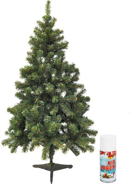 Yılbaşı Ağacı 120 cm 110 Dal, Kar Spreyi Hediyeli