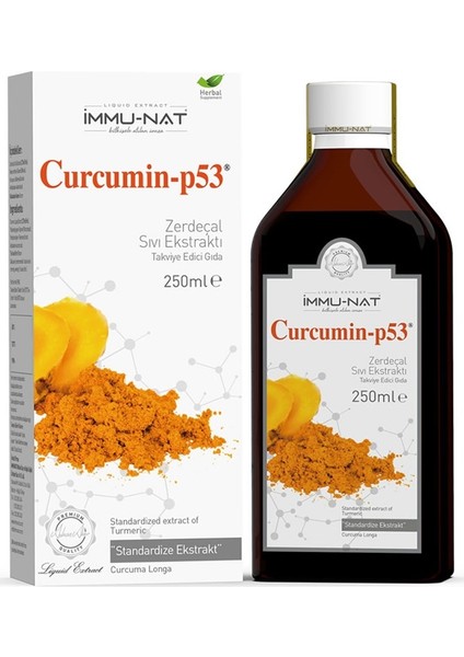 Immunat Zerdeçal Ekstraktı CURCUMIN-P53 250 ml