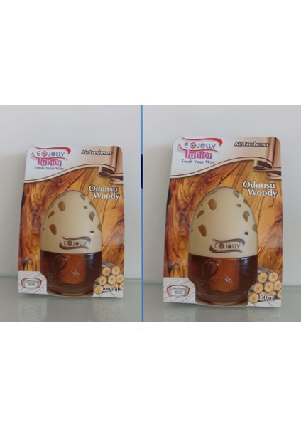 Oto-Oda Kokusu E-Jolly Küre Cam Koku Odunsu 2ADET