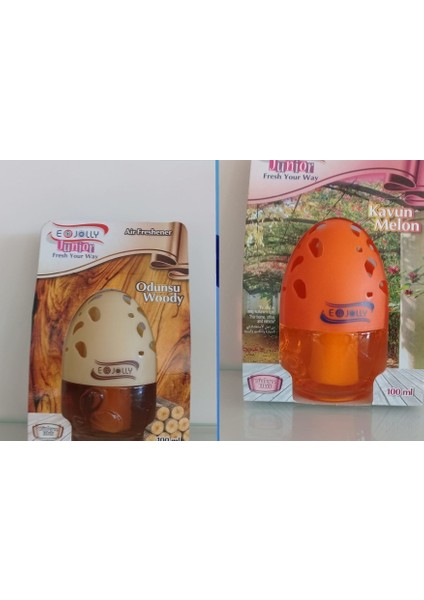 Oto-Oda Kokusu E-Jolly Küre Cam Koku Odunsu- Kavun 2ADET