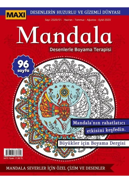 Mandala Çizgilerle Boyama Terapisi 2020/01