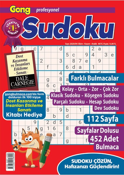 Gong Profesyonel Sudoku 2020/04