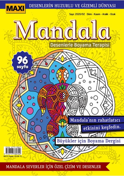 Mandala Desenlerle Boyama Terapisi 2020/02