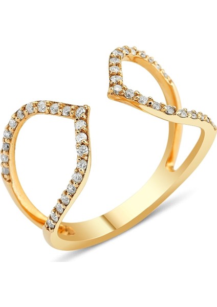 0,38 Karat Fantezi Yüzük