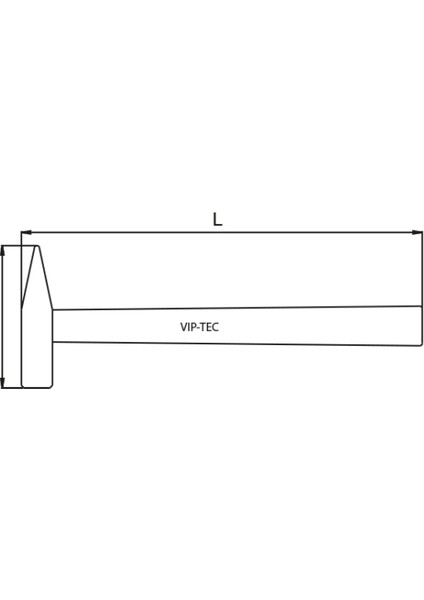 Vıp-Tec Profesyonel Ağaç Saplı Tesv. Çkç. 100GR VT861100