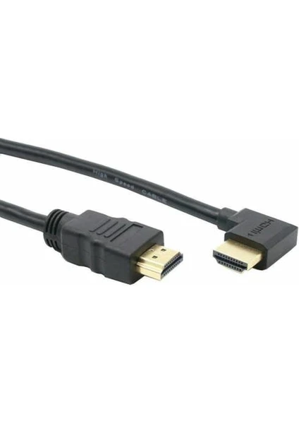 90 Derece L  HDMI Kablo - 3m