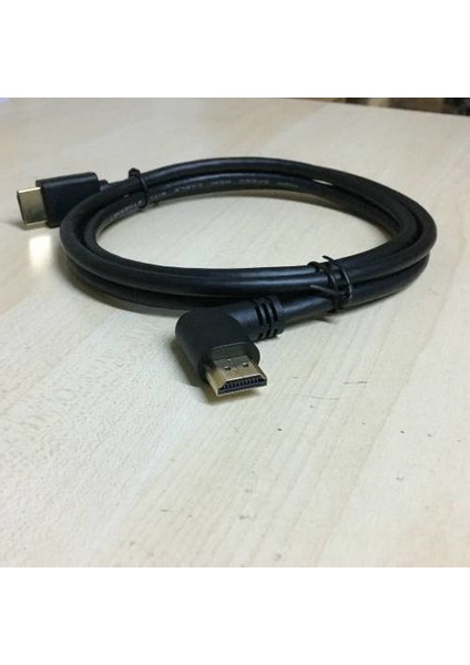 90 Derece L  HDMI Kablo - 3m