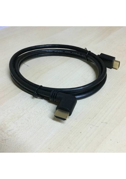 90 Derece L  HDMI Kablo - 3m