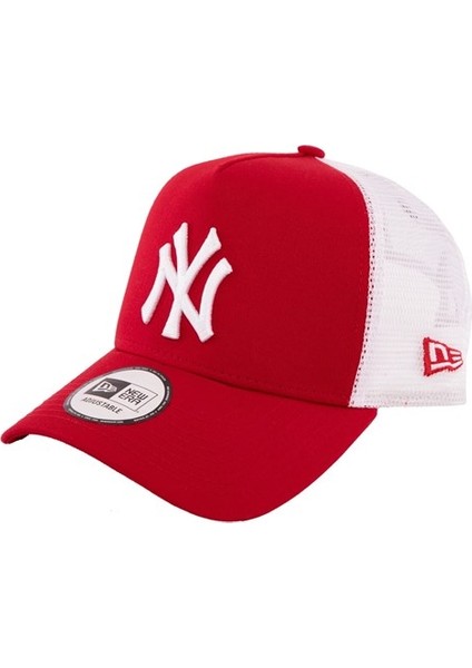 Şapka - Clean Trucker New York Yankees Scarlet/optic White