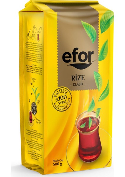 Efor Rize Klasik Dökme Siyah Çay - 500gr