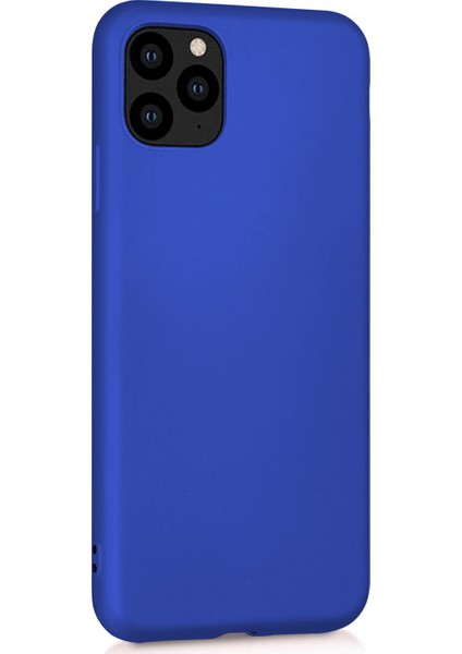 Apple iPhone 12 Pro Max Premier Soft Serisi Yumuşak Dokulu Kılıf Saks