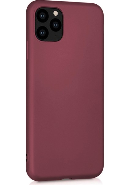 Apple iPhone 12 Pro Max Premier Soft Serisi Yumuşak Dokulu Kılıf Mürdüm
