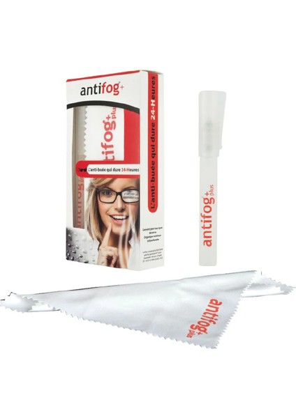 Antifog+Plus Gözlük İçin Buğu Önleyici Sprey + Gözlük Bezi