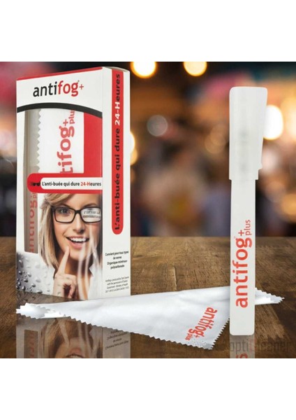 Antifog+Plus Gözlük İçin Buğu Önleyici Sprey + Gözlük Bezi