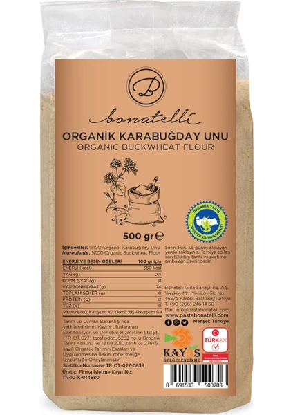 Karabuğday Unu 500 gr