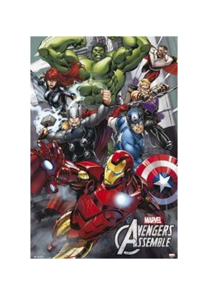 Avengers Assamble Comic Maxi Poster