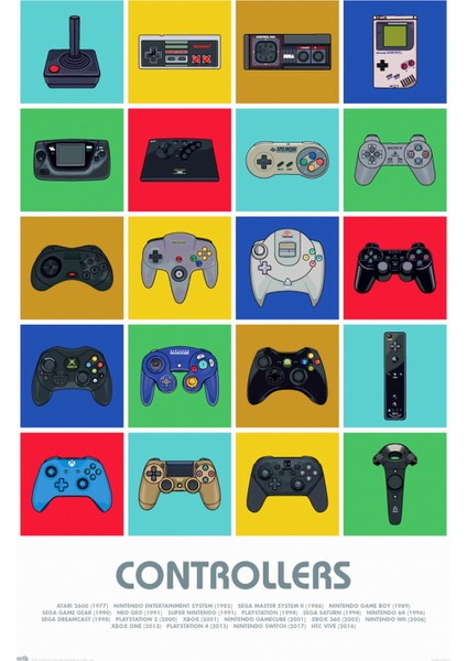 Controllers Maxi Poster