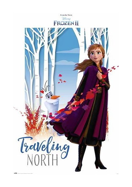 Frozen 2 Travelling North Maxi Poster