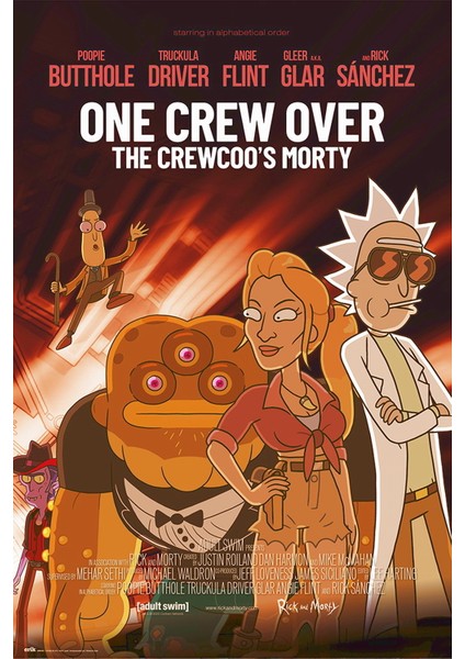 Rick And Morty Season 4 One Crew Maxi Poster