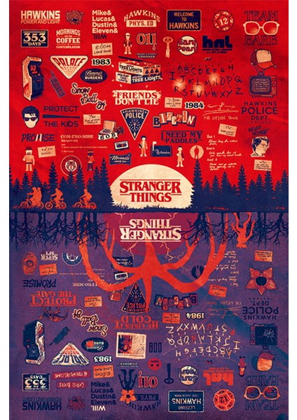 Stranger Things The Upside Down Maxi Poster