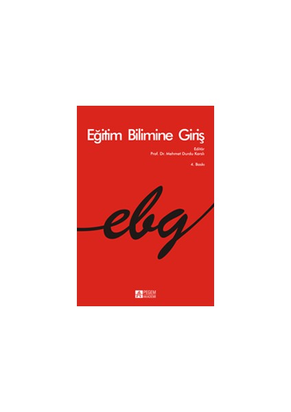 Eğitim Bilimine Giriş