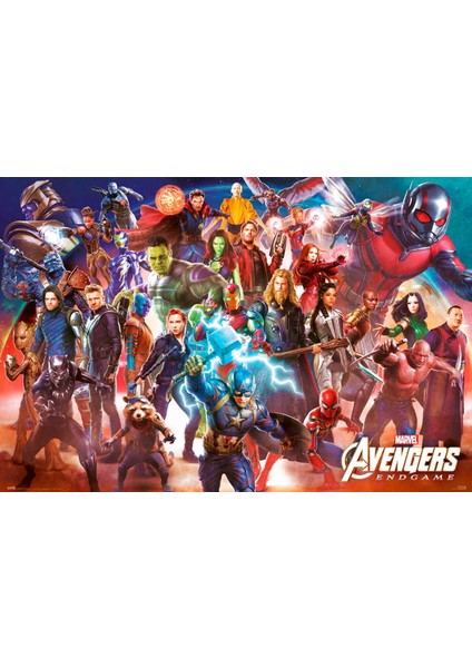 Avengers Endgame Line Up Maxi Poster