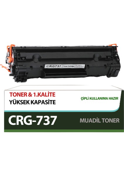 Canon CRG-737 CRG-137 CRG-337 Toner Muadil 2400 Sayfa Siyah