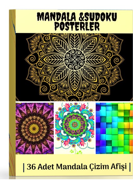 Mandala Boyama Resim Kağıtları