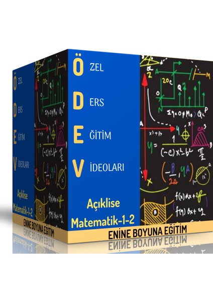 Enine Boyuna Açık Lise Matematik Özel Ders Eğitim Video Seti