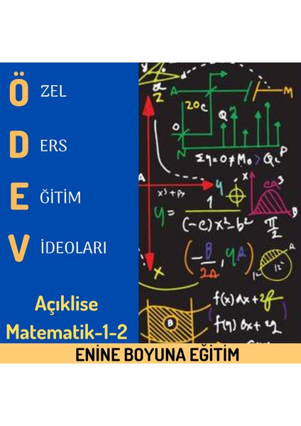 Enine Boyuna Açık Lise Matematik Özel Ders Eğitim Video Seti
