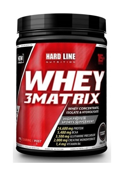 Hardlıne  Whey 3matrıx 454 gr Çilek Aromalı