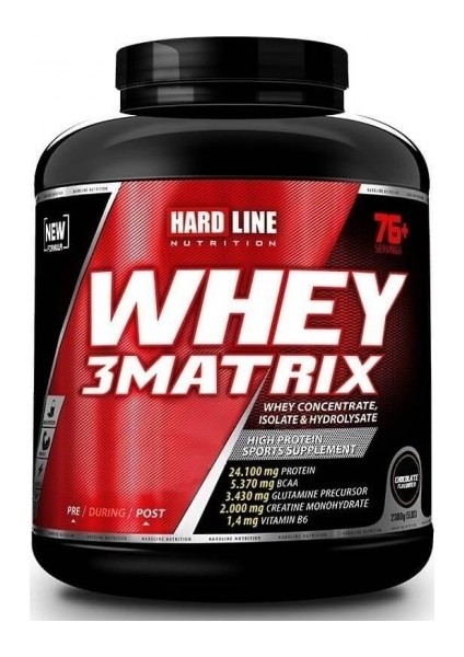 Hardline Whey 3 Matrix 2300 gr Limon Cheescake Aromalı