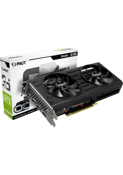 Nvidia GeForce RTX 3060Ti LHR Dual OC 8GB 256Bit GDDR6 DX12 PCI-Express 4.0 Ekran Kartı (NE6306TS19P2-190AD)