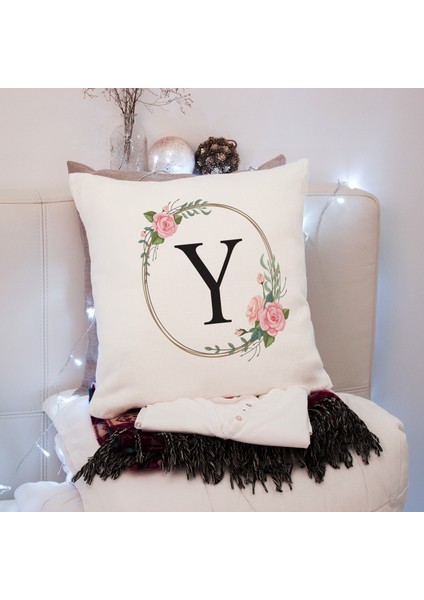 Y Ismin Baş Harfi Yastık Kılıfı 3200027
