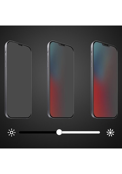 Apple iPhone 12 Mini 5.4 3D Full Privacy Gizlilik Cam Ekran Koruyucu AL-33217 Siyah modelleri