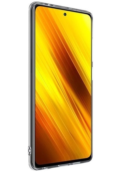 Gor Xiaomi Poco X3 Şeffaf Kamera Korumalı Ultra Slim Tpu Kılıf AL-33103 Şeffaf