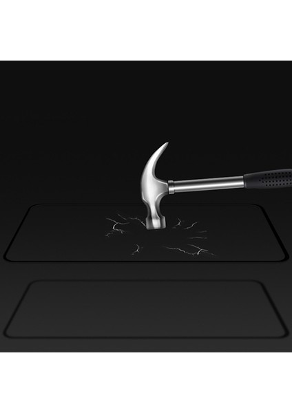 Samsung Galaxy M51 Full Glue Tempered Full Cam Ekran Koruyucu AL-33126 Siyah modelleri