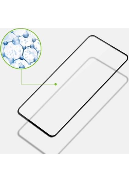 Samsung Galaxy M51 Full Glue Tempered Full Cam Ekran Koruyucu AL-33126 Siyah fırsatları