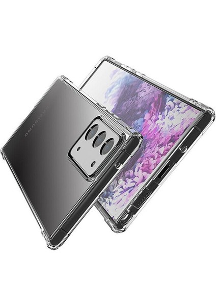 Samsung Galaxy Note 20 Anti-Drop Darbe Emici Silikon Kılıf Shockproof Kılıf AL-32985 Şeffaf indirimleri