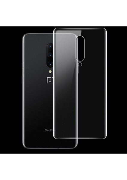Oneplus 7 Pro Membran Nano Hidrojel Film Arka Koruyucu Hayalet Arka Koruyucu AL-33230 Şeffaf modelleri